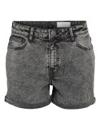 Noisy May Pantaloni scurti din denim dama 27033697 - Bumbac organic/Bumbac - Gri - Gri