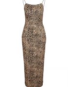 Noisy May Rochie animal print de dama 27034320 - Poliester/Elastan - Maro