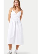 Noisy May Rochie dama - Alb - Bumbac