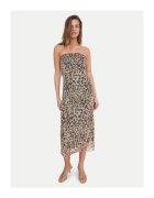 Noisy May Rochie de vara cu animal print 27033993 - Poliester reciclat - Maro