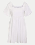 Noisy May Rochie scurta cu maneci bufante - Alb
