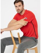 North Sails by Prada Tricou cu detaliu logo Foehn - Rosu