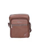 Northampton Polo Club Geanta crossbody de piele ecologica - Maro deschis