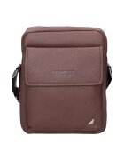 Northampton Polo Club Geanta crossbody de piele ecologica - Verde inchis