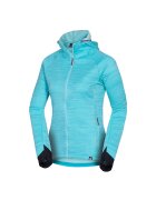NORTHFINDER Bluza fleece melange cu gluga pentru femei Buin - Albastru