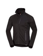 NORTHFINDER Bluza trekking din fleece melanj pentru barbati Northpol - Negru