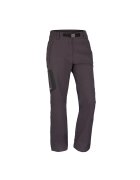 NORTHFINDER Pantaloni elastici de trekking extra lungi pentru femei Mattie - Argintiu inchis