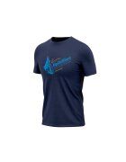 NORTHFINDER Tricou outdoor din lana merino barbati SUSTENHORN2 - Bleumarin