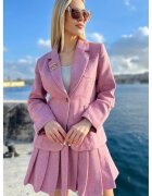 Nympha Clothing Compleu fusta si sacou Blush Suit