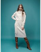 Nympha Clothing Rochie midi cu maneci cazute si cordon Elvi - Alb