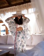Nympha Clothing Set pentru plaja cu imprimeu floral Sakura Bloom -