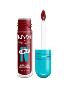 NYX Professional Makeup Luciu de buze hidratant cu efect de tint NYX PM Lip I.V. 5 ml - Cranberry Splash