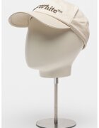OFF-WHITE Sapca de biumbac cu logo brodat - Bej