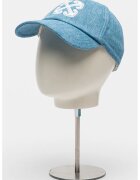 OFF-WHITE Sapca de denim cu logo - Albastru melange