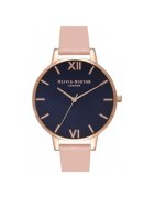 OLIVIA BURTON Ceas Dama - Big Dial - inox - piele naturala - 38mm