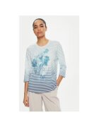 Olsen Bluza dama - 305136770 - Bumbac - Albastru - Albastru