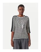 Olsen Bluza dama - 305137906 - Bumbac - Negru - Negru