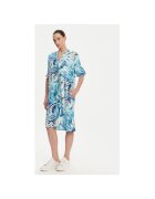 Olsen Camasa stil rochie dama 13002008 - Viscoza - Albastru - Albastru