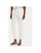 Olsen Pantaloni dama 14002404 - In/Bumbac - Alb - Alb