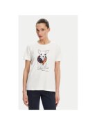 Olsen Tricou dama 11105029 - Bumbac/Elastan - Alb - Alb
