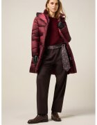 Oltre Pantaloni cu cordon cu model - Maro inchis