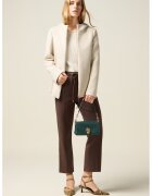 Oltre Pantaloni de trening crop cu talie inalta - Maro