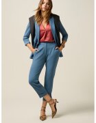 Oltre Pantaloni eleganti trei sferturi - Albastru prafuit