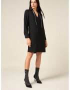 Oltre Rochie cu guler - Negru stins