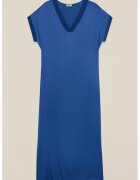 Oltre Rochie midi de satin - Albastru inchis