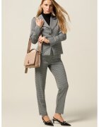 Oltre Sacou regular fit - Alb/Negru