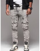 OMBRE Blugi regular fit - Gri
