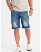 OMBRE Blugi scurti - Albastru pastel