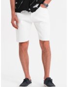 OMBRE Blugi scurti cu buzunare - Alb