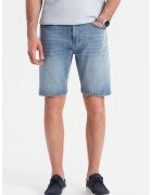OMBRE Blugi scurti cu buzunare - Albastru deschis