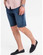 OMBRE Blugi scurti cu buzunare - Albastru indigo