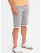 OMBRE Blugi scurti regular fit - Gri deschis