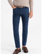 OMBRE Blugi slim fit - Albastru indigo