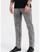 OMBRE Blugi slim fit - Gri