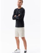 OMBRE Bluza cu decolteu la baza gatului - Negru