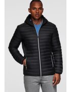 OMBRE Jacheta ultra-usoara din puf cu gluga OM-JALP-0211 - Negru