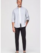 OMBRE Pantaloni cu croiala conica si buzunare laterale - Negru