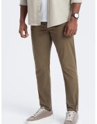 OMBRE Pantaloni cu talie medie - Kaki