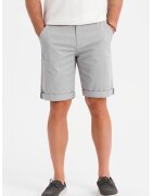 OMBRE Pantaloni regular fit cu buzunare - Gri deschis