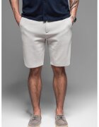 OMBRE Pantaloni scurti cu talie medie - Gri deschis