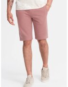 OMBRE Pantaloni scurti de bumbac cu talie ajustabila - Roz