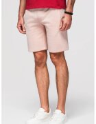 OMBRE Pantaloni scurti din bumbac cu talie ajustabila - Piersica