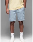 OMBRE Pantaloni scurti slim fit din amestec de bumbac - Albastru pastel