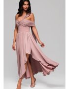 OMBRE Rochie de seara Maxi LARICA LA-OM-DLR196 - Roz deschis