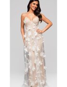OMBRE Rochie de seara Maxi LARICA LA-OM-DLR207 - Bej