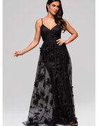 OMBRE Rochie de seara Maxi LARICA LA-OM-DLR207 - Negru